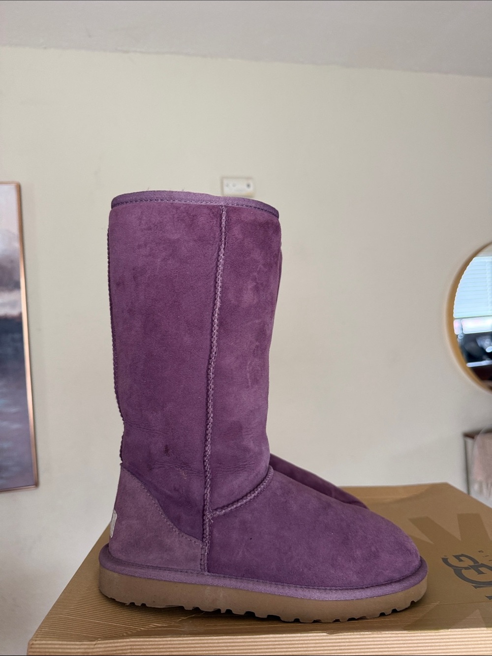 UGG Classic in color Rum purple size 7